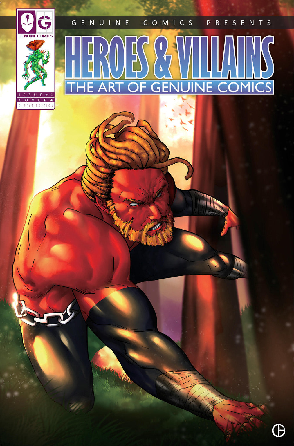 Heroes & Villains: The Art Of Genuine Comics #1