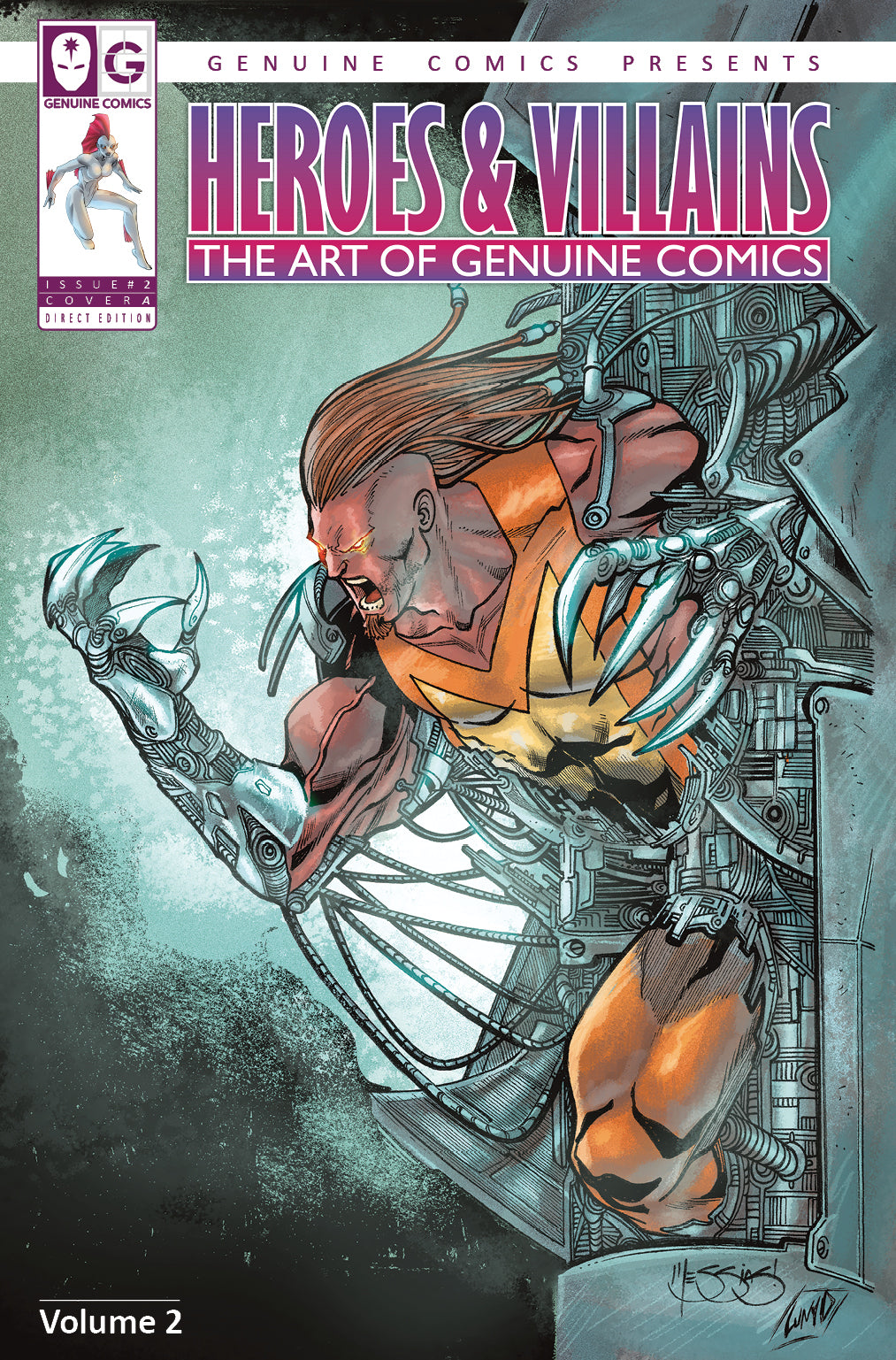 Heroes & Villains: The Art Of Genuine Comics #2